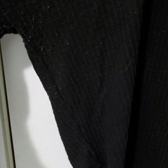 Urban Outfitters Black Jojo Button Up Thermal L - Picture 12 of 12